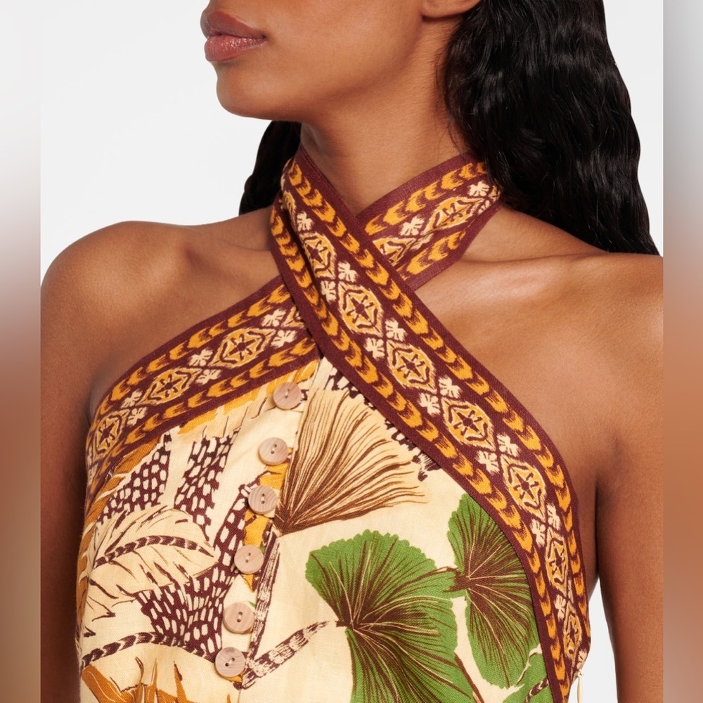 FARM RIO
Foliage Sketch linen minidress NWT - Picture 4 of 11